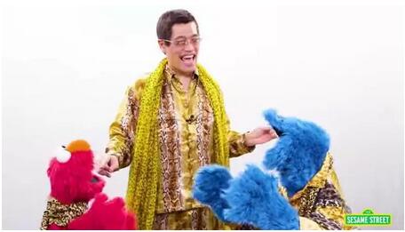 PICO太郎空降芝麻街！讓我們跳起來吧！