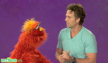 馬克·魯法洛（Mark Ruffalo）做客芝麻街