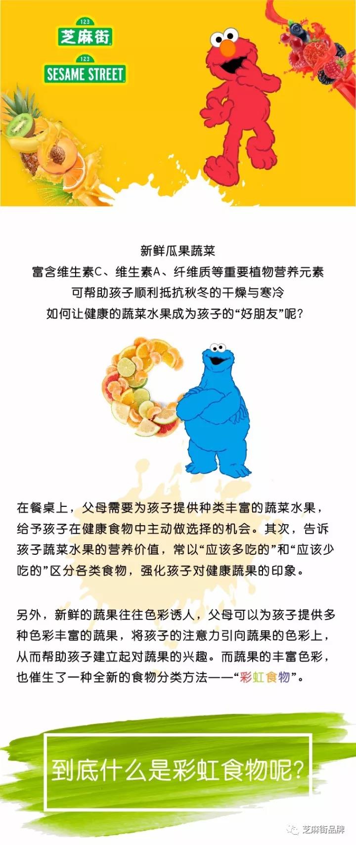 芝麻街：孩子不可不學的冬季飲食法則