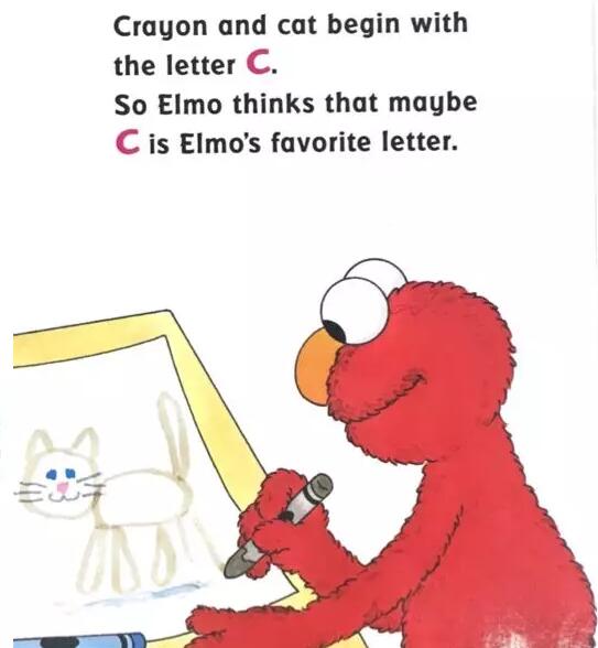 芝麻街繪本《Elmo's book》