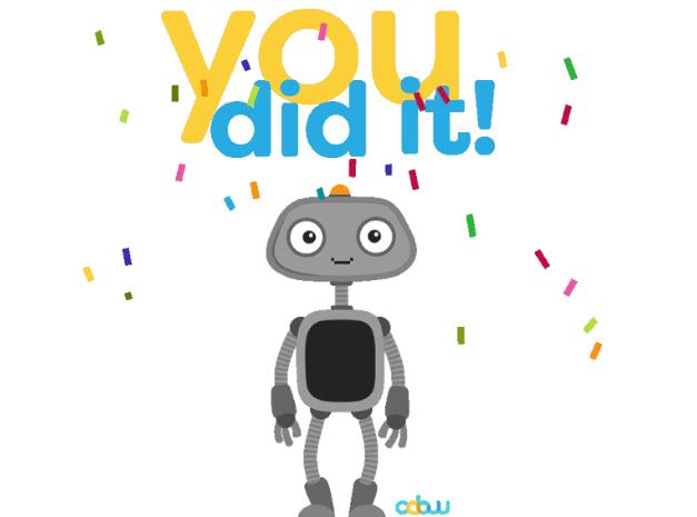 You did it
