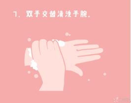 認真洗手7步驟